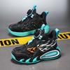 2025 Autumn/Winter Trendy Boys' Leather Basketball Shoes - Durable, Non-Slip, Soft Sole for Kids