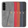 Applicable to Samsung S24 FE mobile phone case A56 double buckle card car magnetic bracket anti-drop protective cover A06