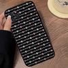 Fashion A-ALBA R-ROSA Phone Case For IPhone 17 16 15 14 13 12 11 Pro Max Plus Mini Silicone Black Cover