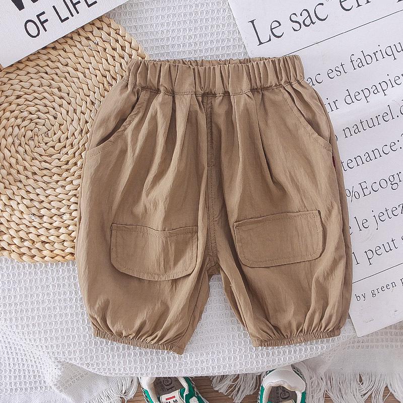 Summer Cartoon T-Shirt & Shorts Set for Infants and Toddlers - Boys' Cute Round Neck Outfit