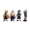 24cm Animation Ghost Blade Ros Series Protagonist Group Large Doll Hand-Made Model Kamado Tanjirou Kamado-Nezuko Ornaments Toy G