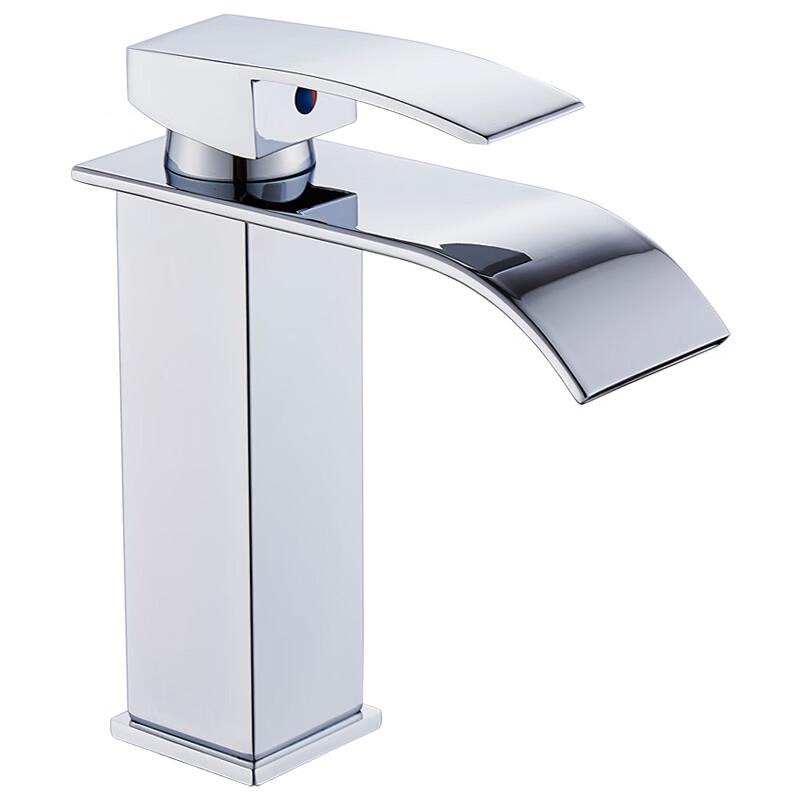 Yi Pan Tall Waterfall Countertop Basin Faucet