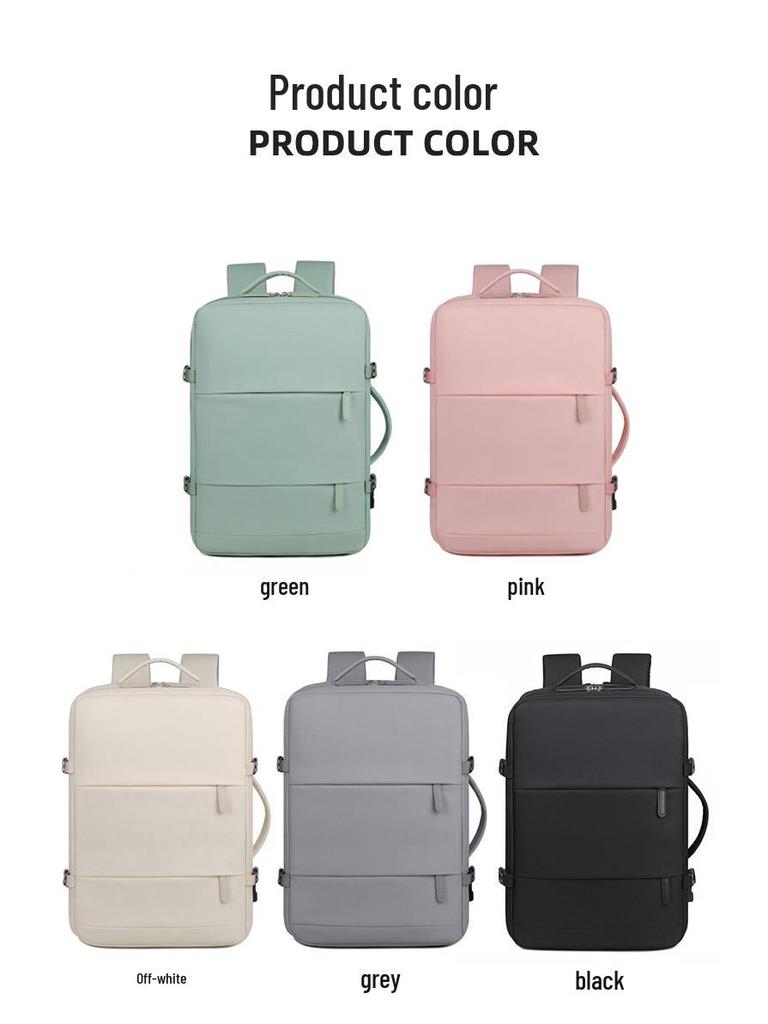 Lightweight Double Shoulder Backpack: Large Capacity for Business Trips, College Students, School, and Laptop Use