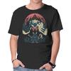 Unisex Crew Neck T-Shirt The Hunter And The Beast Graphic Short Sleeve Casual Tee