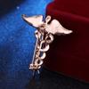 Fashion Retro Angel Wings Metal Badge Snake Accessories Jewelry Brooch Pins Corsage