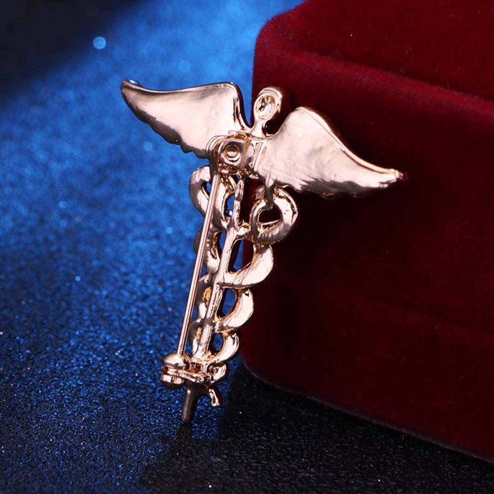 Fashion Retro Angel Wings Metal Badge Snake Accessories Jewelry Brooch Pins Corsage
