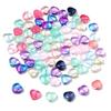 30 Stück 10mm Tschechische Lampwork Kristall Herz Abstandshalter Perlen Flach Lose Bunte Perlen Für DIY Armband Schmuckherstellung Zubehör