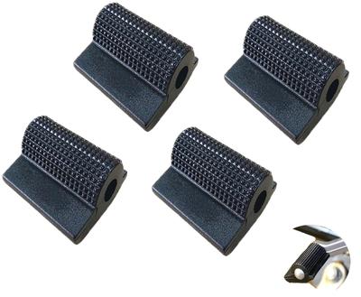 LeTradeJP 4pcs Shift Pedal Cover Anti-Slip Design Motorcycle Gear Shift Guard Rubber Gear Shift