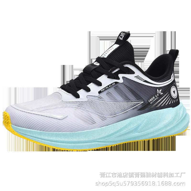 

Новая сетчатая обувь на мягкой подошве, повседневная спортивная обувь, обувь для бега на открытом воздухе, удобная, нескользящая, износостойкая и амортизирующая, универсальная повседневная модная обувь 39 светло-серый