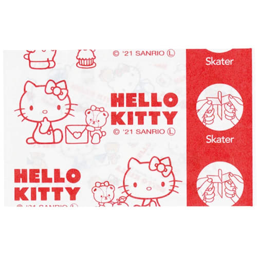 Skater Emergency Bandage M Size Extra 50 Pieces Bandage Hello Kitty Sanrio Made in Japan QQB50-A