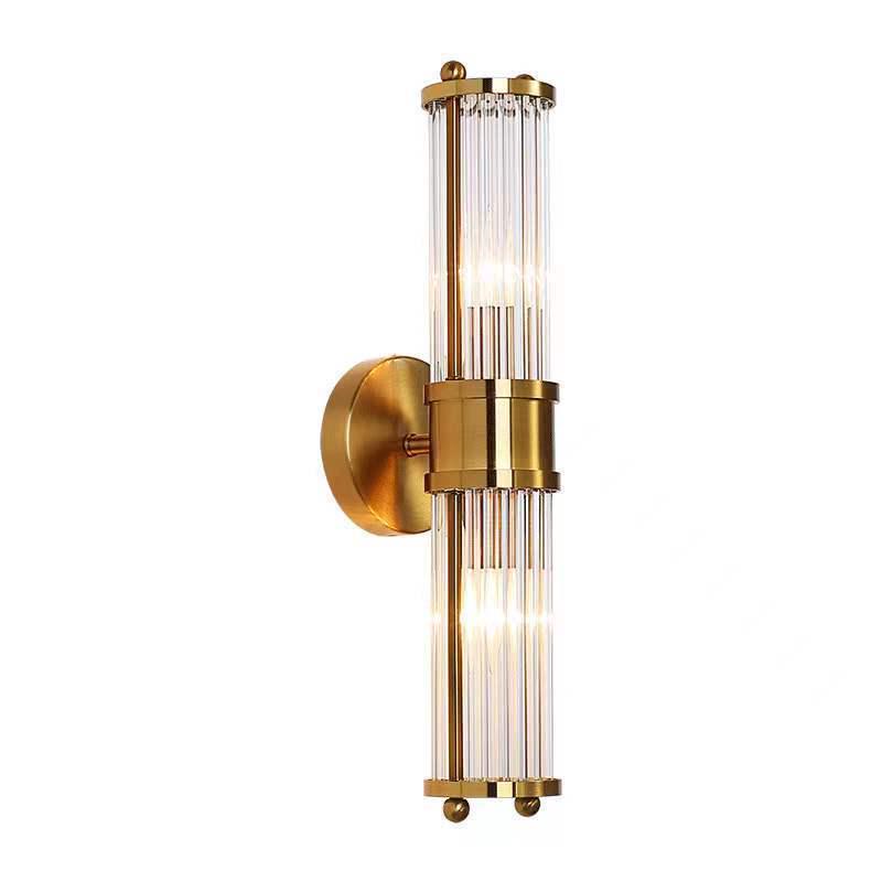 Nordic Crystal Wall Sconce: Elegant Living Room & Bedroom Light Fixture