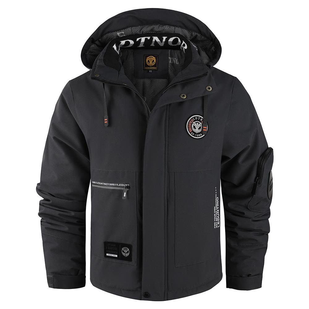 New Winter Style Men's Korean Style Hooded Thickened Cotton Coat Cotton Coat Men Casual Fashionable Coat Men
