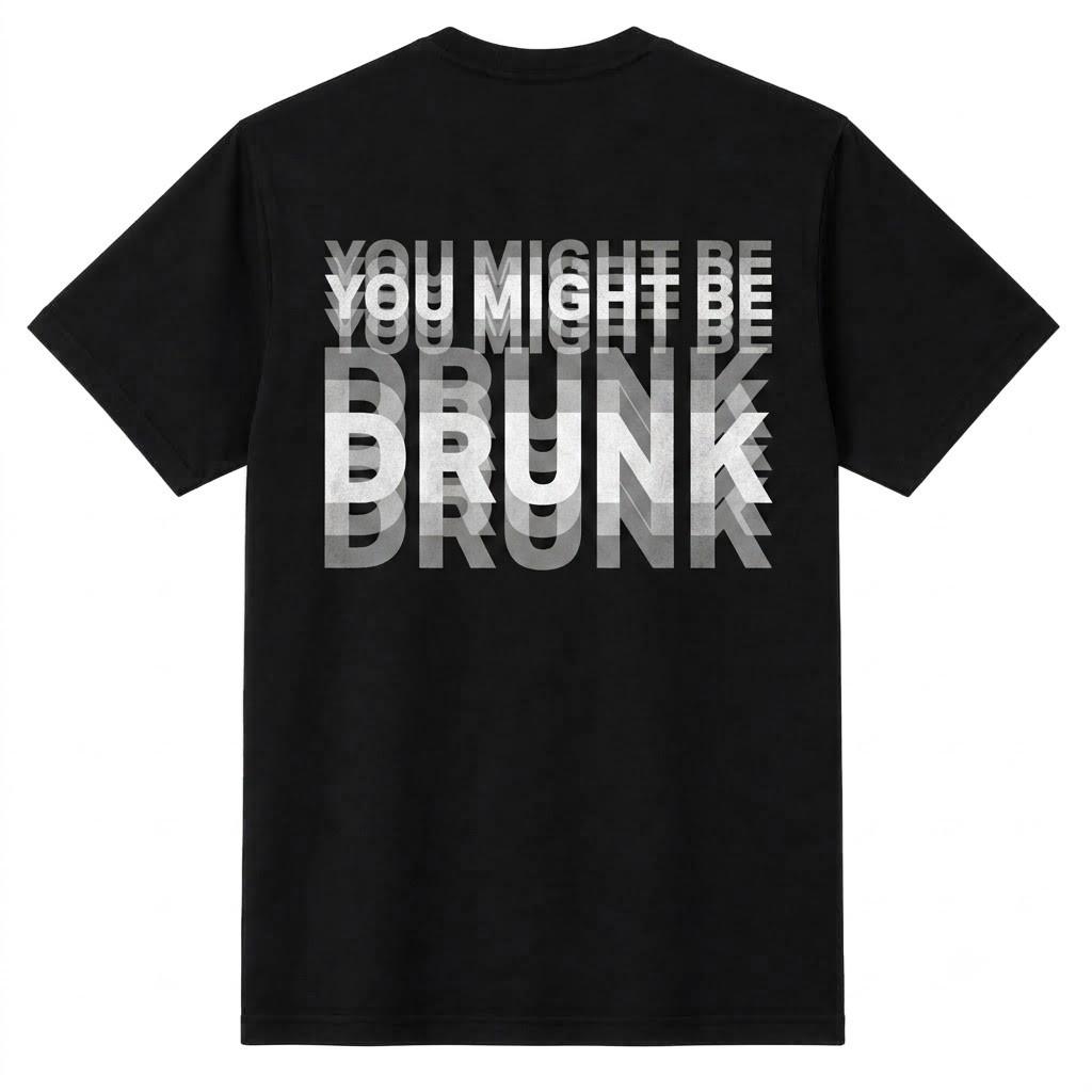 Funny Drunk Graphic Tee Mens Womens Party Humor Sarcastic T-Shirt