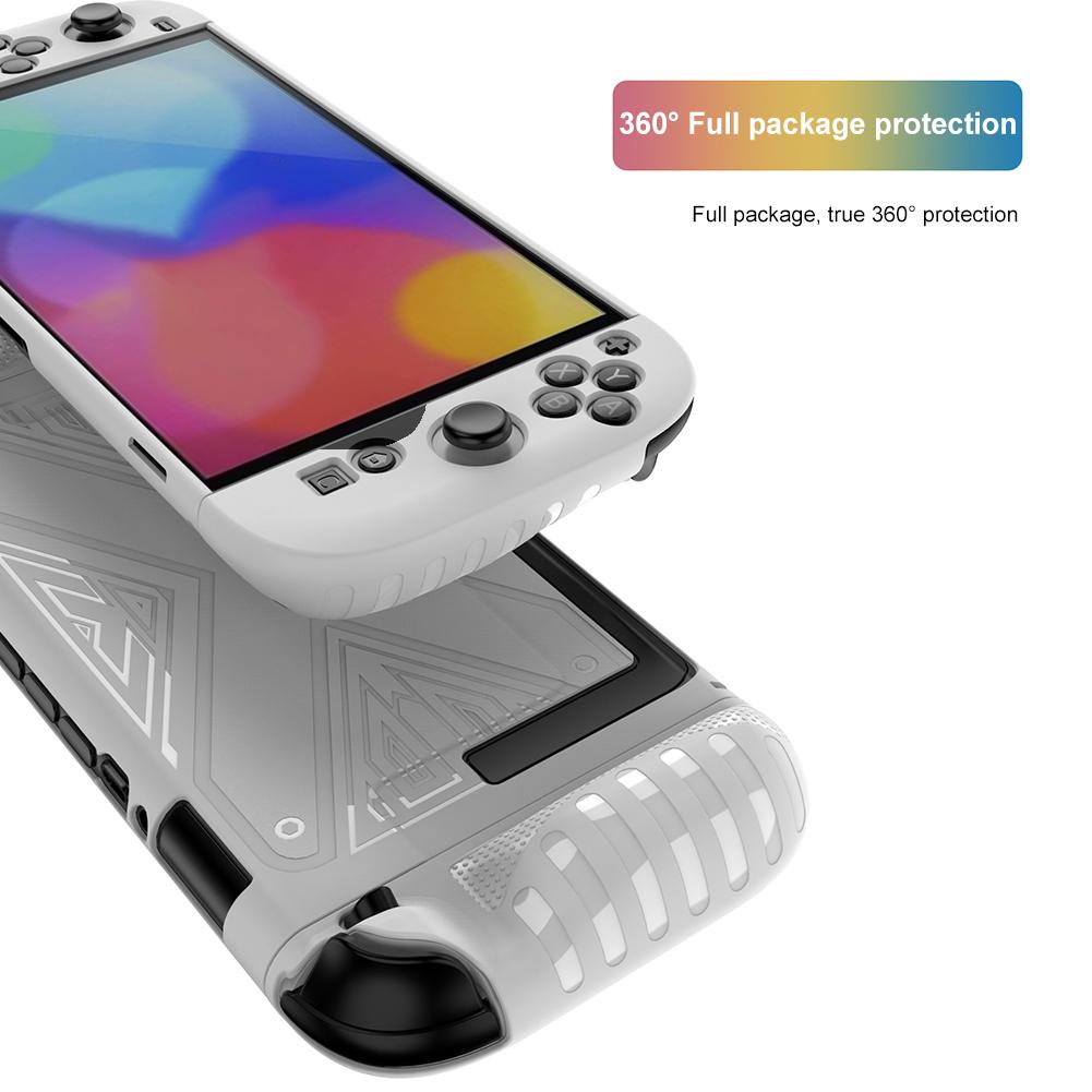 TPU Case For Switch 2 TPU Protection Shell Ergonomic Handle Grip Cover For Nintendo Switch2 Shockproof Back Cover Accessories