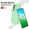 For Oppo A5i Pro 4G/A5m 4G Liquid Silicone Case Phone Back Cover with Hand Strap