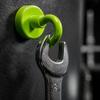 Magnetic Hook Round Metal Magnetic Holder Strong Magnetic Base Hanging Hook for Home Office Garage Storage and Organization