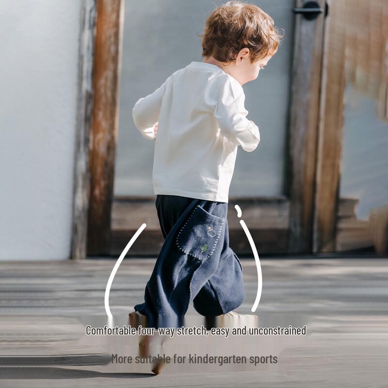 EMXEE Kids' Waffle Knit Joggers