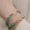 Green Strawberry Crystal Flower Bracelet Bracelet Bangles Women Fashion Jewelry Accessories Gift