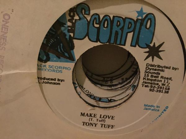 

7inch Record TONY TUFF Make Love NONE Black Scorpio Jamaica Reggae Ska Dub Used