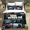 Singer Style Trendy The Weeknd Bedding Set Twin/Full/Queen Size Duvet Cover Pillowcase Soft Bedroom Set Home Textileextile