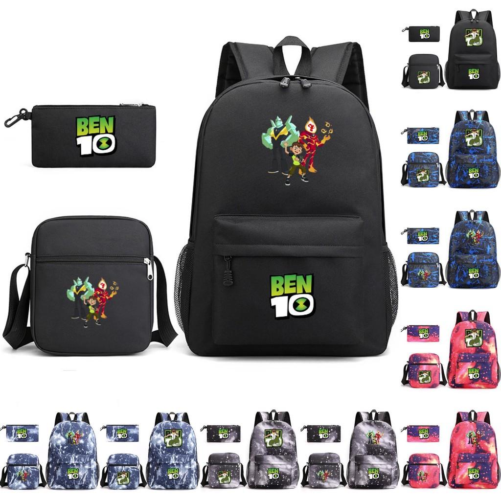 10 Ben Children Backpack Cartoon Design Canvas School Bag  Student Traveling