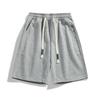 Summer Sports and Leisure Men's Shorts Loose Elastic Waist Drawstring Five-point Pants