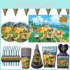 Adorable Animal Crossing Party Supplies For Kids Enhance Birthday Atmosphere With Plates And Tablecloth