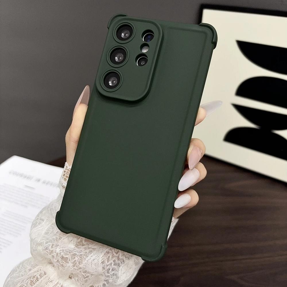 Shockproof Silicone Plain Phone Case For Samsung Galaxy S26 S25 S24 S23 Ultra Plus 23FE 22FE Note 20 Ultra 10 Plus Soft Cover