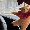Ballet Bear Keychain Plush Hanging Ornament for Bags Keys Car Interior Pendant Decoration Daily Use Keyring Accessories