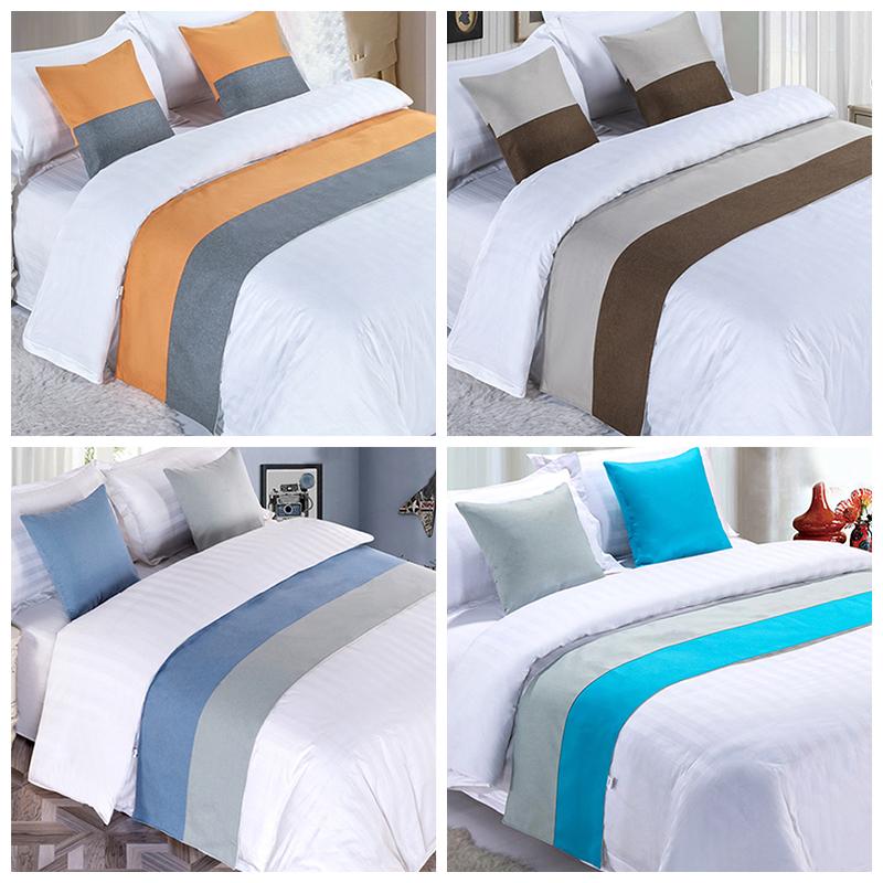 Modern Bed Runner Bedding Scarf Towel Protection Throw Bedding For Bedroom Hotel Wedding Room Decor Bed Runner
