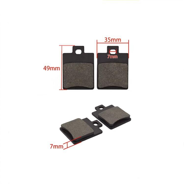 ATV Brake Pads for Big Bull Four Wheeler Reverse Trike Front Rear Disc Brake Pads Small Bull Rear Brake Friction Plates Quiet Durable 