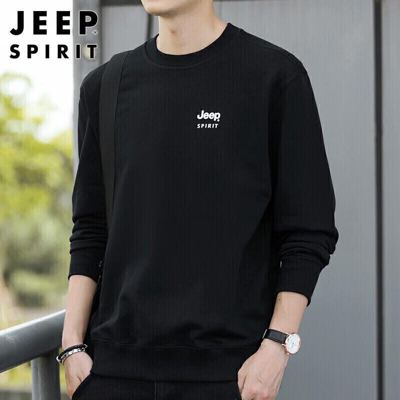 JEEP SPIRIT Men's Autumn/Winter Crewneck Sweatshirt