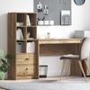vidaXL Desk Artisan Oak 145.5 X 40 X 127 Cm 2 Pcs.