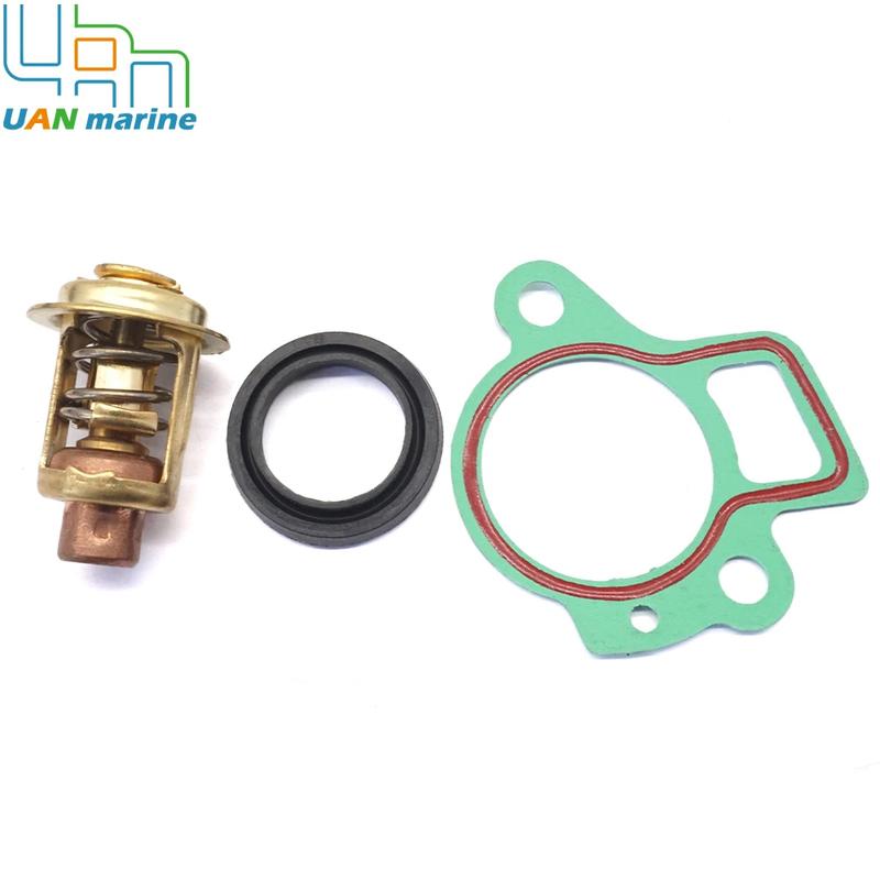 60℃ 140℉ Thermostat with Gasket For Mercury Mariner 15 HP 75 HP 90 HP 825212001 Outboard Replaces 825212 824853 27-824853