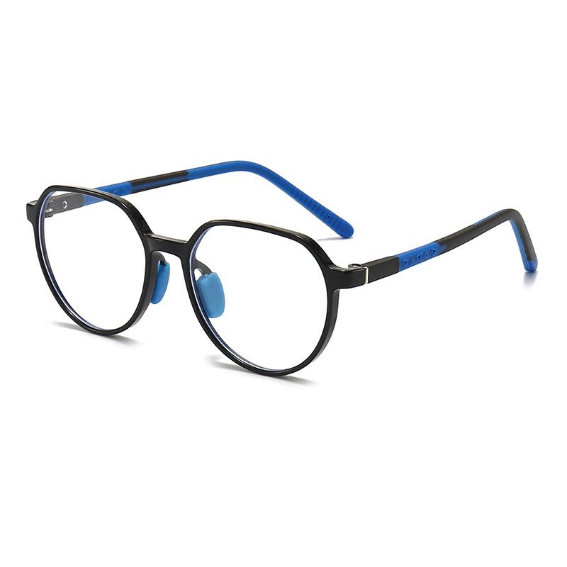 Children's Anti-Blue Light Polygon Glasses, No Prescription, TR90 Frame.