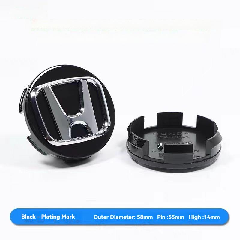 4pcs 58mm Honda Car Wheel Hub Covers Suitable for Honda Fit City Concept S1