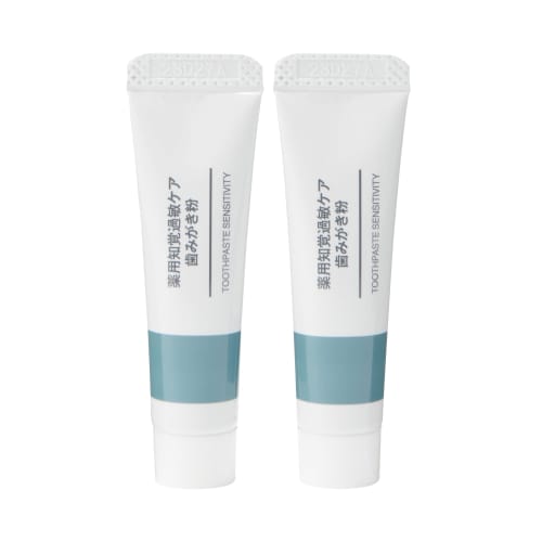 MUJI Medicated Sensitive Toothpaste, 10g, 2-Pack, OAM37A3S