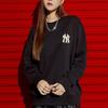 MLB X Disney Mlb X Disney Collaboration Sweatshirts Unisex Black Crew Neck Moderate Regular 3AMTD1114-50BKS