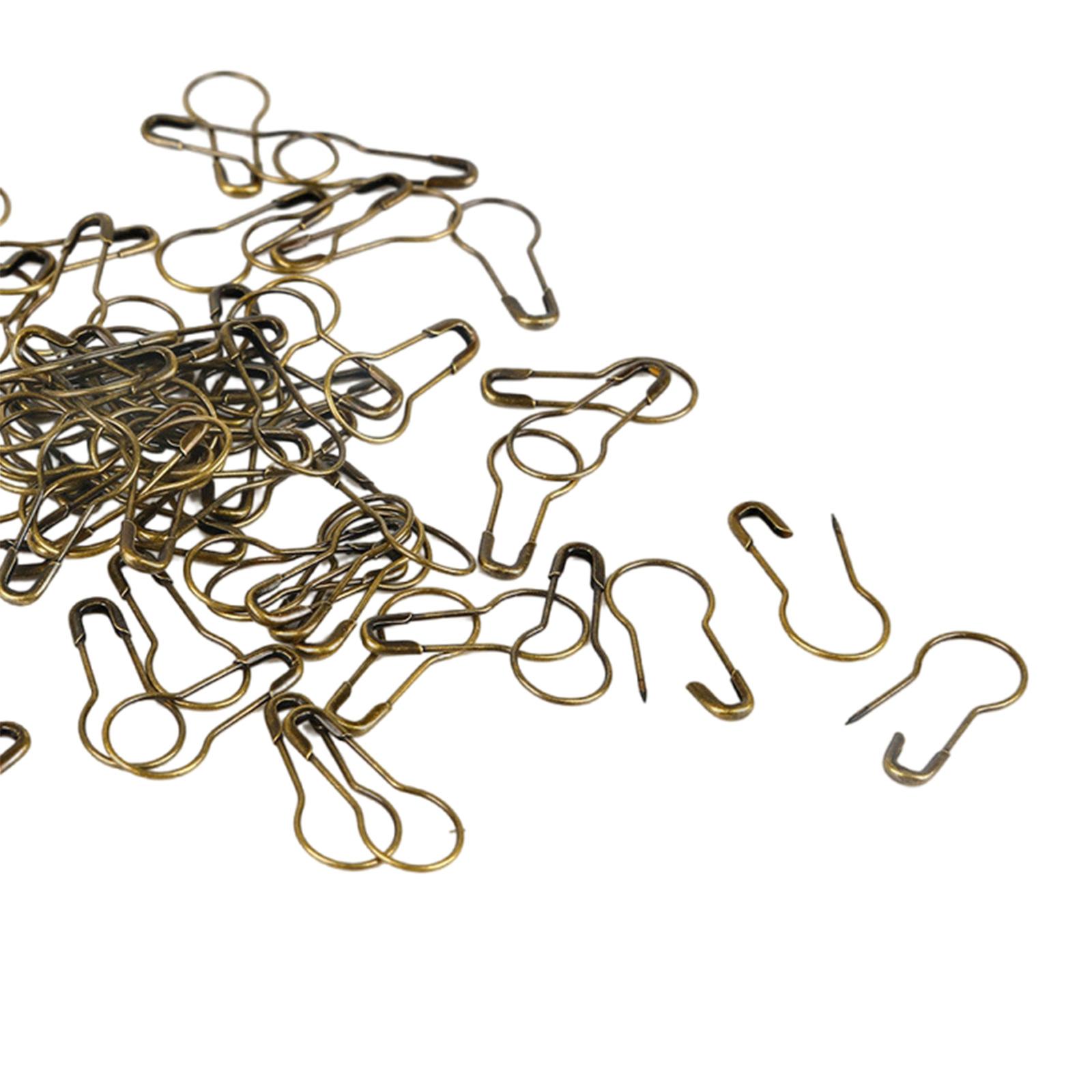 

100 шт. красочная английская булавка в форме тыквы металлический зажим для вязания маркер для вязания крючком для вязания проекта 6