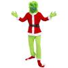 Christmas Costume Green Hair Monster In Disguise Thief Monster Jay Grinch Costume, Neutral Santa Claus Costume