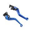 Pair of CNC Aluminum Motorcycle Clutch Drum Brake Lever Handle 1 Pair Aluminum Alloy Left Handle 16 Cm 6mm Right Handle 19