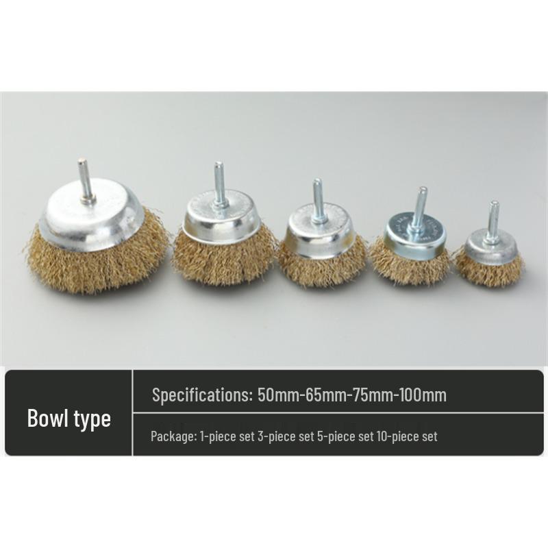 Steel Wire Brush Cup - Stainless Steel Rust Remover & Polishing Wheel for Angle Grinders