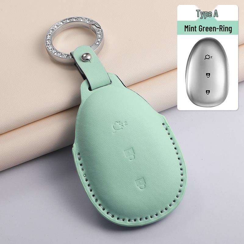 2024 Changan Qiyuan A07 Key Case - Blue Protective Shell for High Appearance Models from 2023 Onwards
