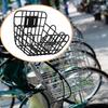 Front Kids Bike Basket Metal Sturdy Convenient Universal, Waterproof, Repair Part, Children Bicycle Basket, Easy Installation