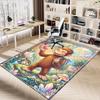 1PC Curious George Non-Slip Floor Carpet Compatible for Office&Living Room&Bedroom&Dining room -  Soft & Pattern-G0364