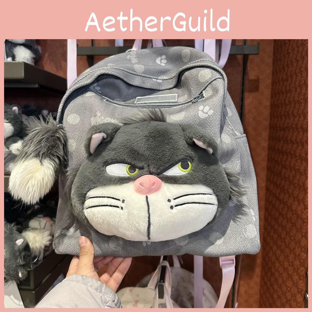 Backpack Lucifer Plush With Cartoon Art And Soft Material For School Leisure