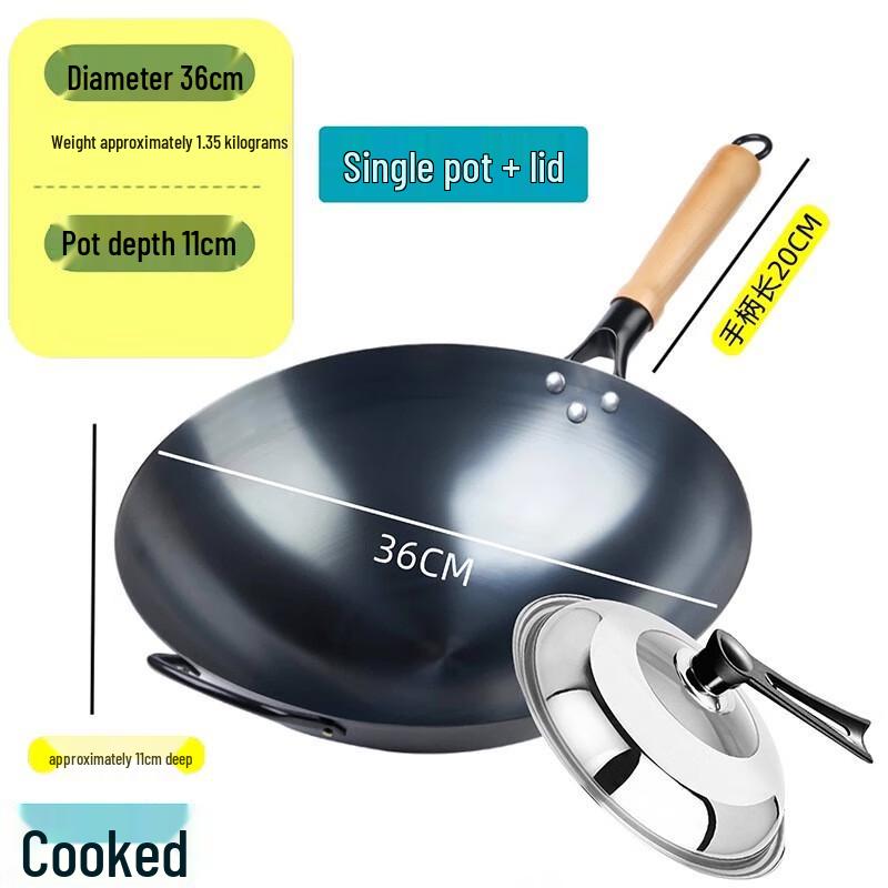 Yoshida Craftsman Wrought Iron Wok