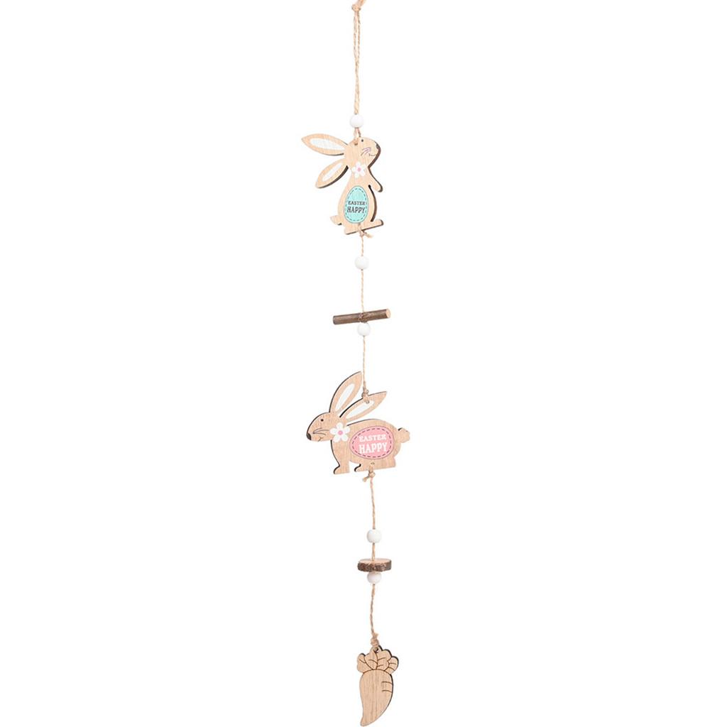 Mini Wooden Pendant For Easter Home Decoration Hanging Room Decoration Gifts