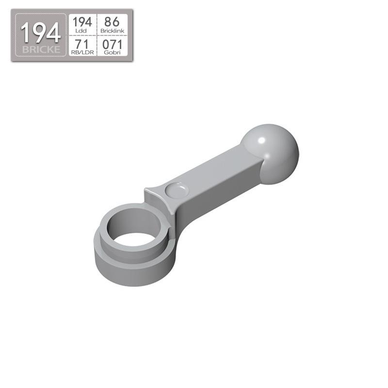 BRICKE Building Blocks Piston Rod Compatible with Lego - Senbao Gaozhuan 2852 Loose Parts Single Piece