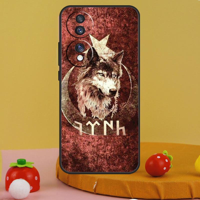 Turkey Turkish Flag Wolf Case For Honor 200 Magic 5 6 Pro X9c X9a X8a X7a X6a X7 X8 X9 X8b X9b 50 70 90 Lite Cover